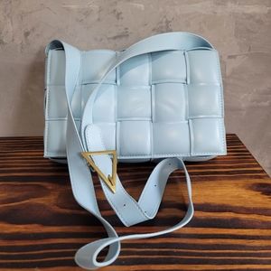 Woven Padded Cassette Crossbody